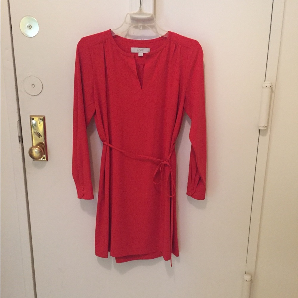 Ann Taylor Loft Coral Dress Size SP